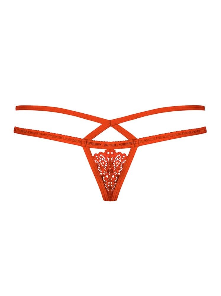 OBSESSIVE - 838-THO-3 THONG RED  S/M