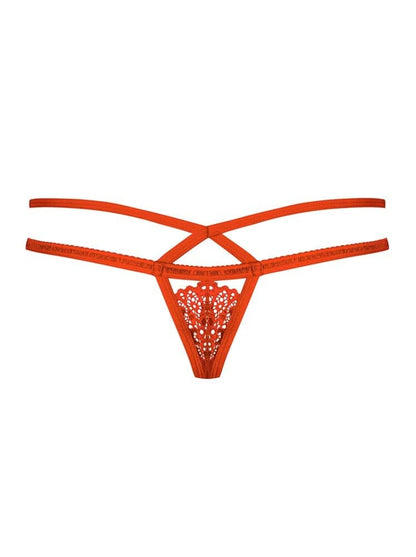 OBSESSIVE - 838-THO-3 THONG RED  S/M