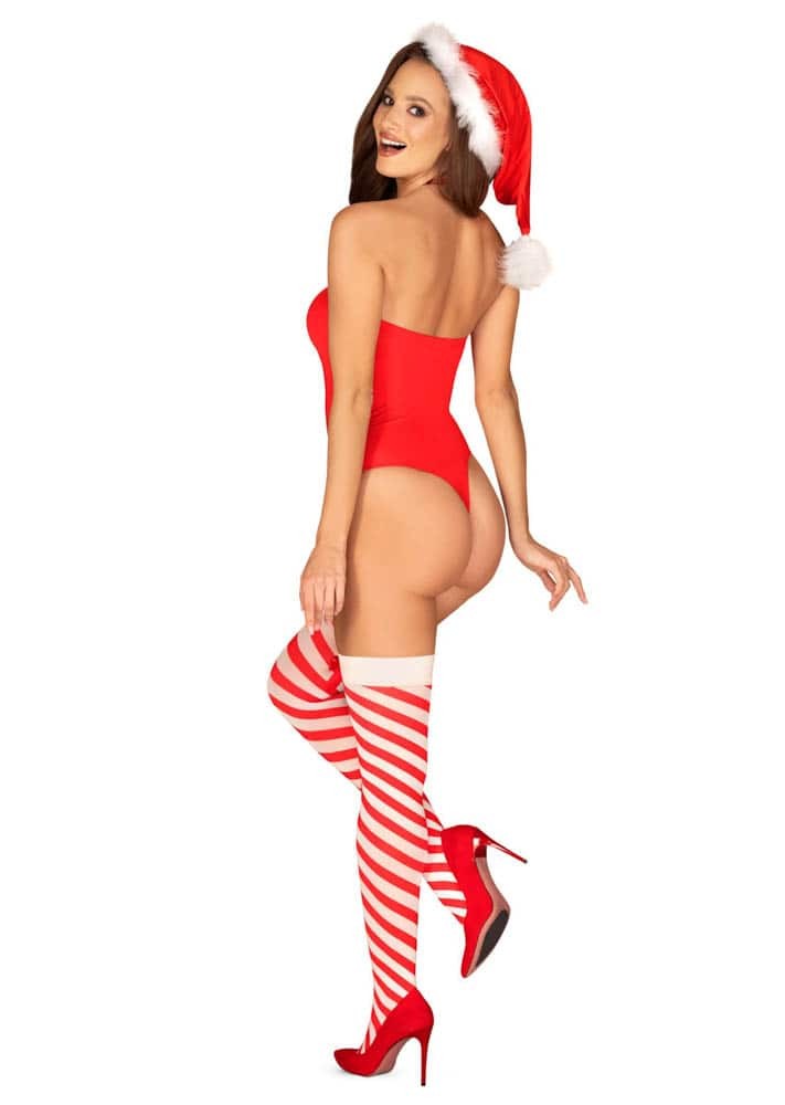 OBSESSIVE - KISSMAS TEDDY RED L/XL