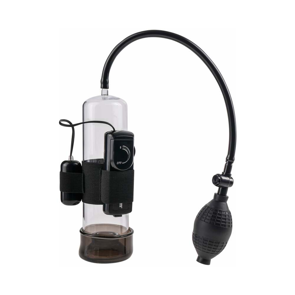 PIPEDREAM - CLASSIX VIBRATING POWER PUMP CLEAR/BLACK