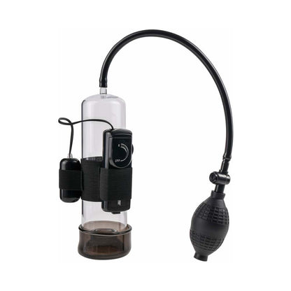 PIPEDREAM - CLASSIX VIBRATING POWER PUMP CLEAR/BLACK