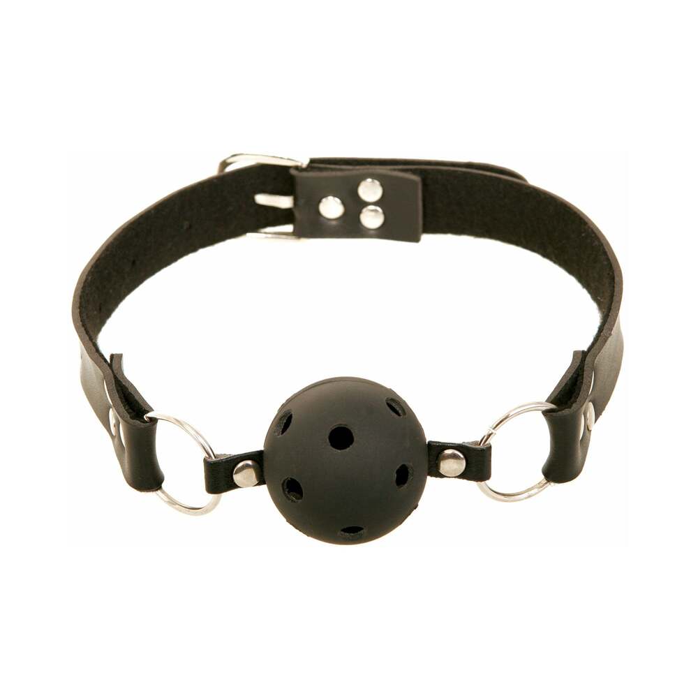 FETISH FANTASY SERIES ADJUSTABLE BREATHABLE BALL GAG BLACK