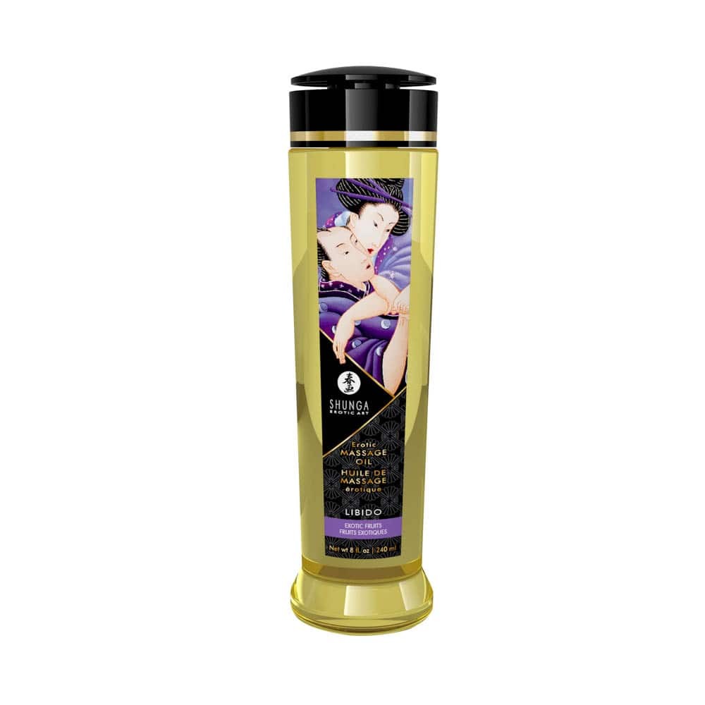 SHUNGA - EROTIC MASSAGE OIL 240 ML / 8 OZ EXOTIC FRUITS