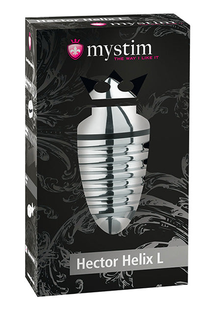 MYSTIM - HECTOR HELIX BUTTPLUG L (MYSTIM ROUNDPLUG)