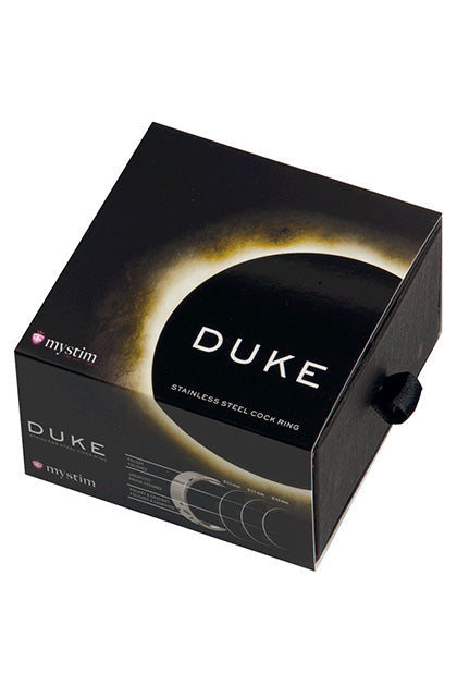 MYSTIM THE DUKE - EDGED COCK RING, 55 MM, POLISHED