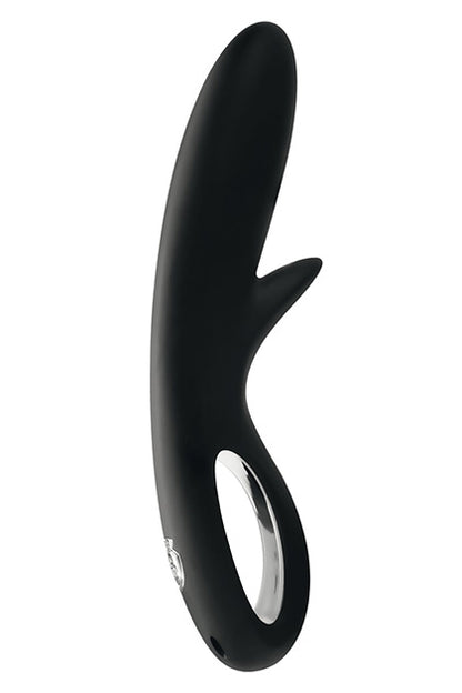 MYSTIM TINGLY TIMMY E-STIM DILDO, SEXY BLACK