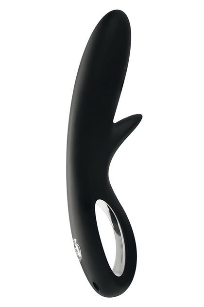 MYSTIM TINGLY TIMMY E-STIM DILDO, SEXY BLACK