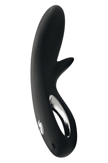 MYSTIM - TINGLY TIMMY DILDO DE ELECTROESTIMULACIÓN, NEGRO SEXY