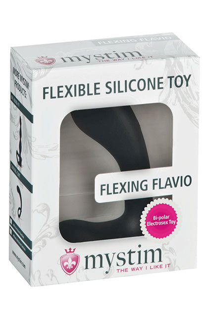 MYSTIM - FLEXING FLAVIO - WITH E-STIM - BLACK