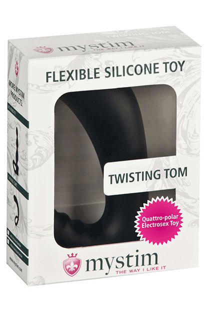 MYSTIM TWISTING TOM - WITH E-STIM - BLACK