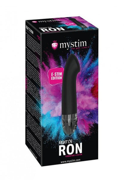 MYSTIM - RIGHT ON RON ESTIMVIBRATOR, BLACK