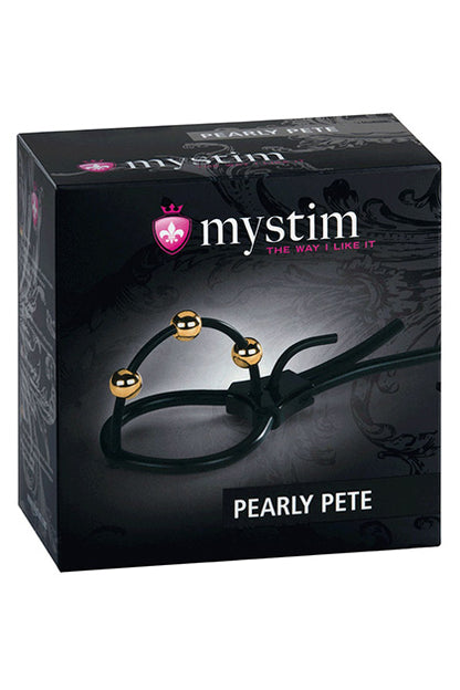MYSTIM - PEARLY PETE - CORONA STRAP WITH GOLDEN BALLS