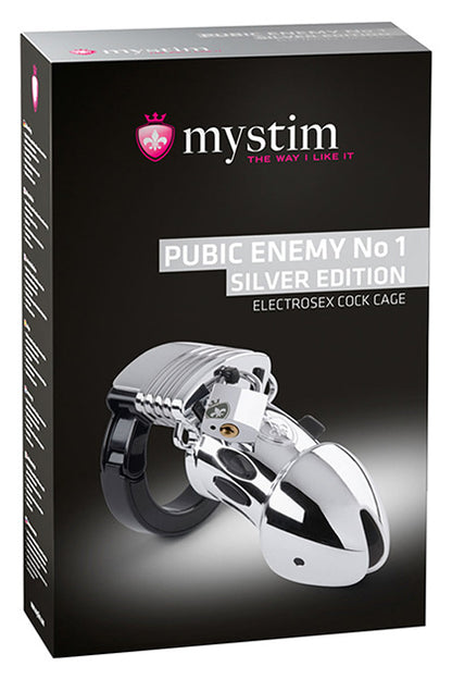 Mystim Pubic Enemy No 1 - Silver Edition