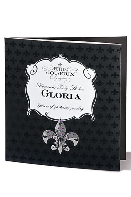 PETITS JOUJOUX - GLORIA - BLACK/PURPLE - SET OF 3