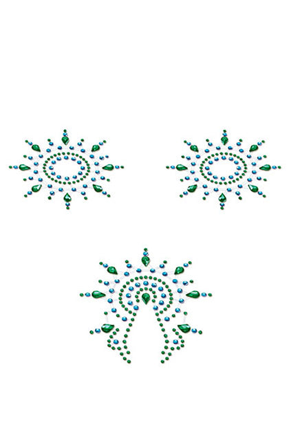 PETITS JOUJOUX - GLORIA - TURQUIOSE/BLUE - SET OF 3