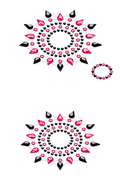 PETITS JOUJOUX - GLORIA - BLACK/PINK - SET OF 2