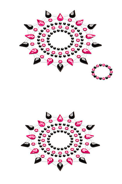 PETITS JOUJOUX - GLORIA - BLACK/PINK - SET OF 2
