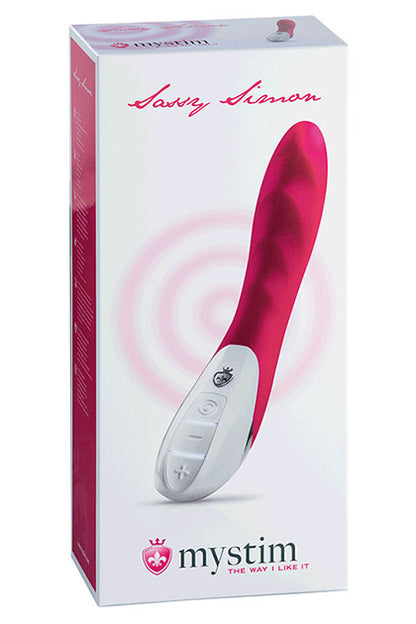 MYSTIM - SASSY SIMON VIBRATOR, NAUGHTY PINK