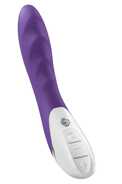 MYSTIM - SASSY SIMON VIBRATOR, DEEP PURPLE