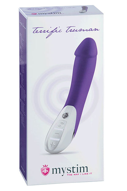 MYSTIM - TERRIFIC TRUMAN VIBRATOR, DEEP PURPLE