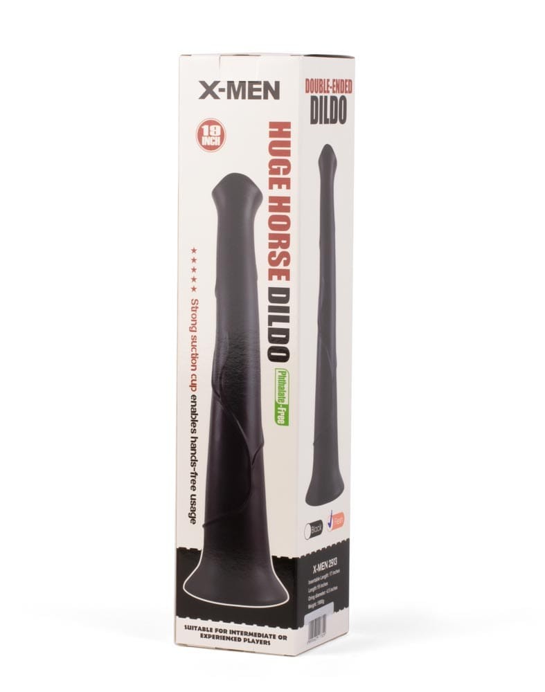 X-MEN - X-MEN HUGE HORSE DILDO 19 INCH FLESH