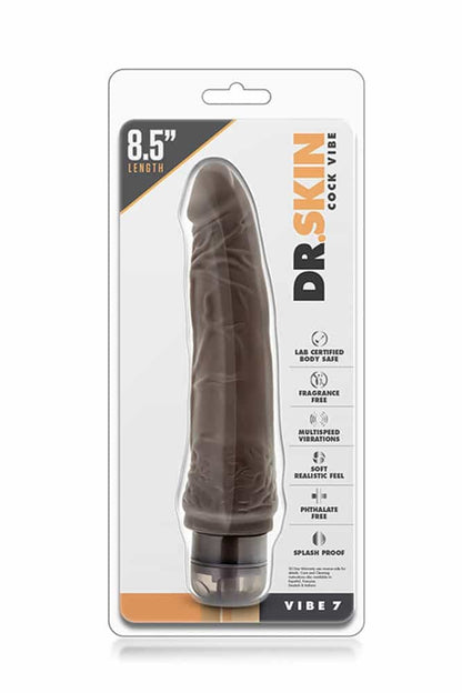 BLUSH - DR. SKIN COCK VIBE 7 CHOCOLATE