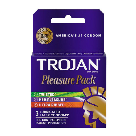 TROJAN PLEASURE PACK 3-PACK
