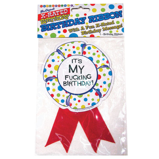 LITTLE GENIE - X-RATED BIRTHDAY RIBBON