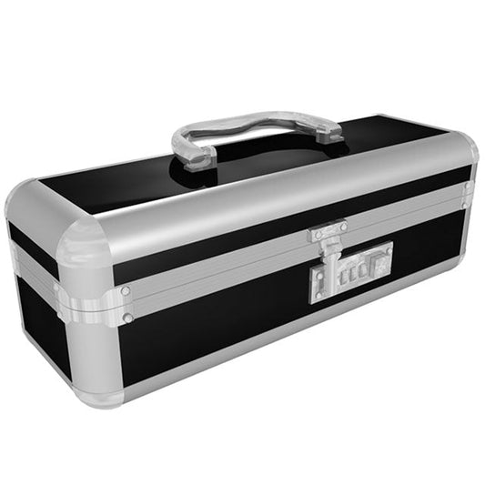 BMS - THE TOY CHEST LOCKABLE VIBRATOR CASE MEDIUM BLACK