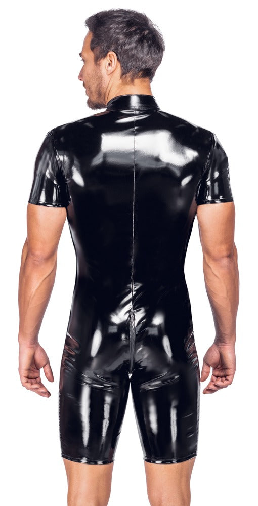 LEVEL - SHORT VINYL JUMPSUIT