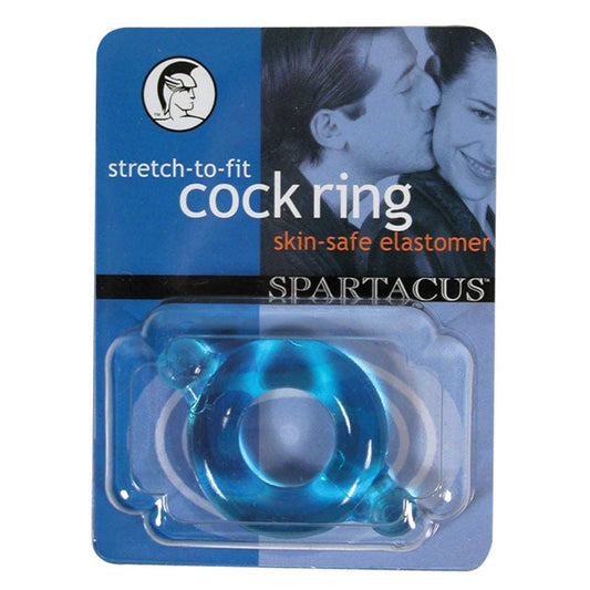 ELASTOMER COCK RING (BLUE)