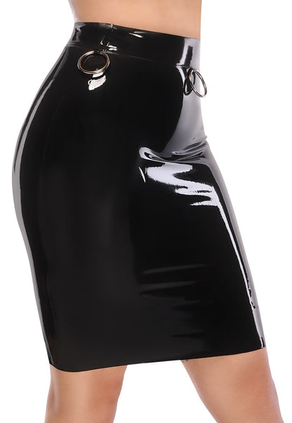 LATE X - LATEX SKIRT