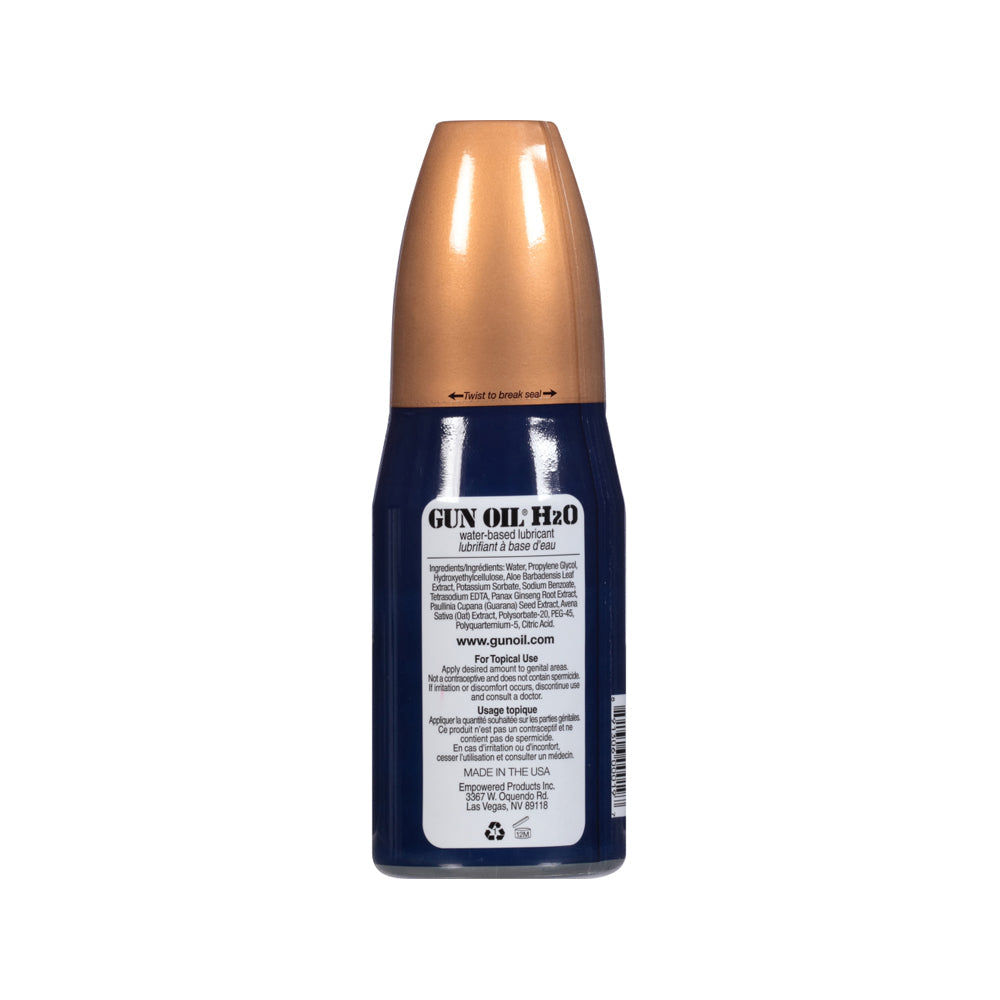 GUN OIL - H2O WATER-BASED LUBRICANT 8 OZ.