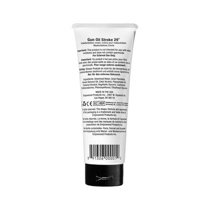 GUN OIL - STROKE 29 MASTURBATION CREAM 3.3 OZ.