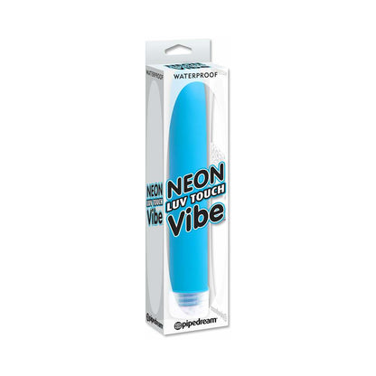 NEON LUV TOUCH VIBE WATERPROOF SLIMLINE VIBRATOR BLUE