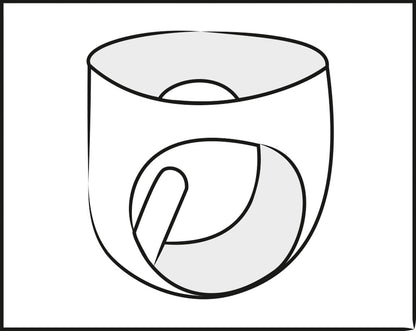 LATE X - LATEX BRIEFS WITH INNER DILDO