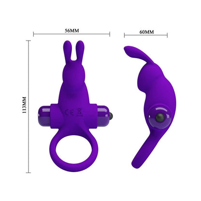PRETTY LOVE - PRETTY LOVE VIBRANT PENIS SLEEVE 1 PURPLE