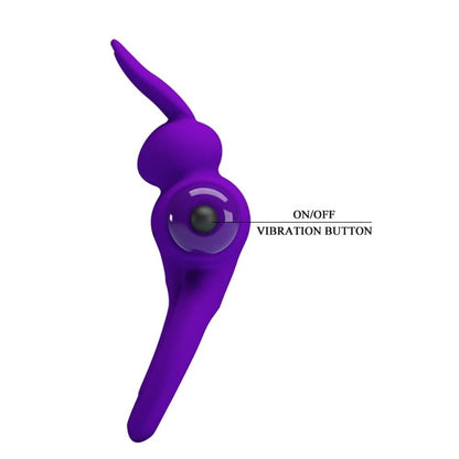 PRETTY LOVE - PRETTY LOVE VIBRANT PENIS RING 3 PURPLE