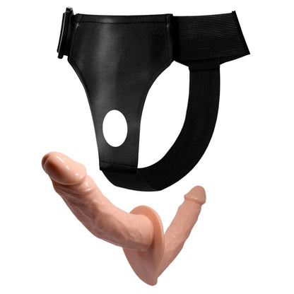 DEBRA - WEARABLE HARNESS STRAP ON DOUBLE ENDED REALISTIC DILDO