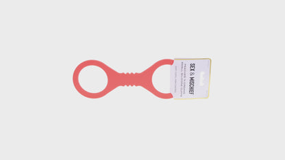 SPORTSHEETS SEX & MISCHIEF PEACHES ''N CREAME SMALL SILICONE CUFFS