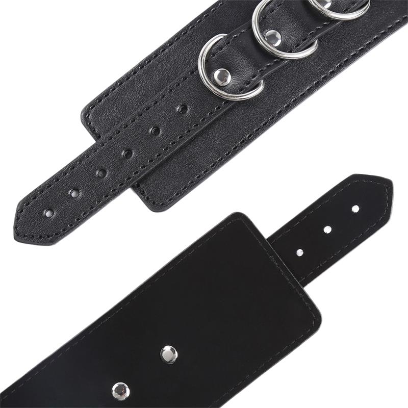 LATETOBED BDSM LINE - 3 D-RING HANDCUFFS