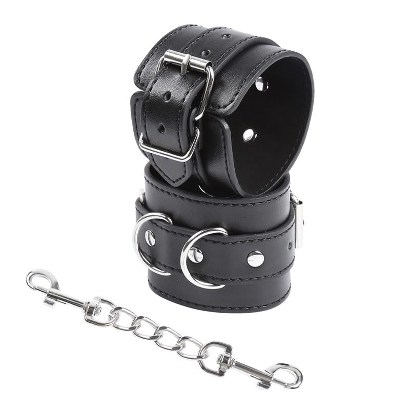 LATETOBED BDSM LINE - 3 D-RING HANDCUFFS
