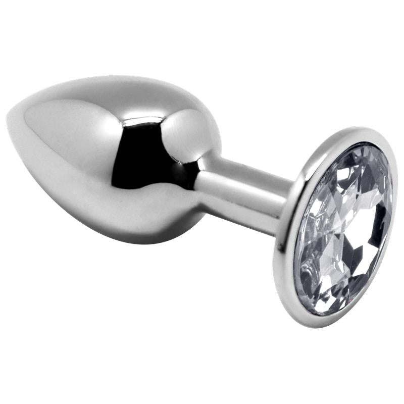 ALIVE - 3 METAL BUTT PLUG SET WITH JEWEL