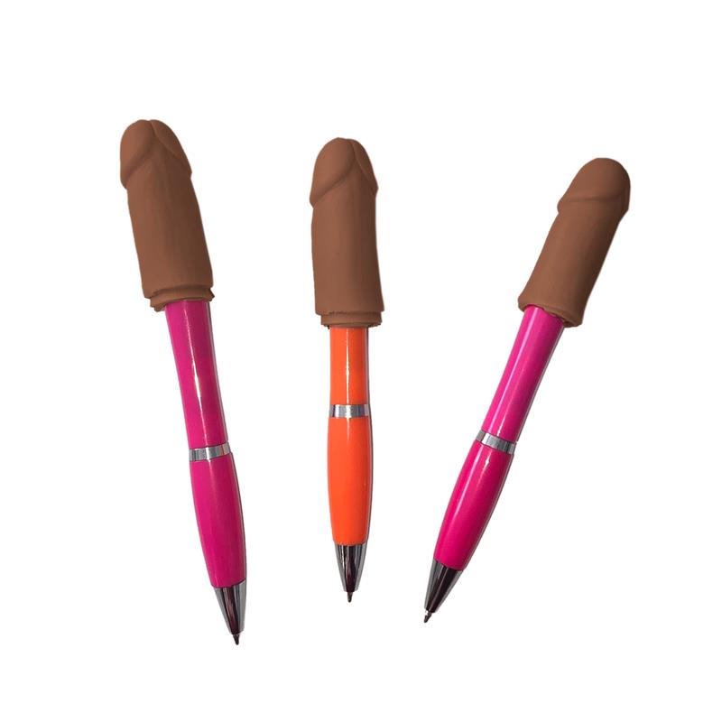 DIVERTY SEX - 3 PENS WITH A PENIS-SHAPED TIP