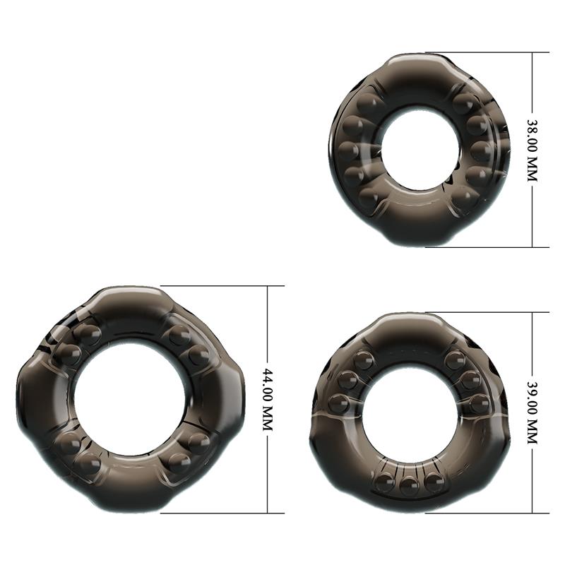 BAILE - 3 SET COCK RING
