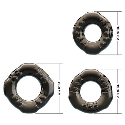 BAILE - 3 SET COCK RING