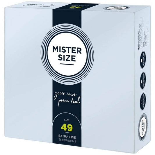 MISTER SIZE - MISTER SIZE 49 MM CONDOMS 36 PIECES