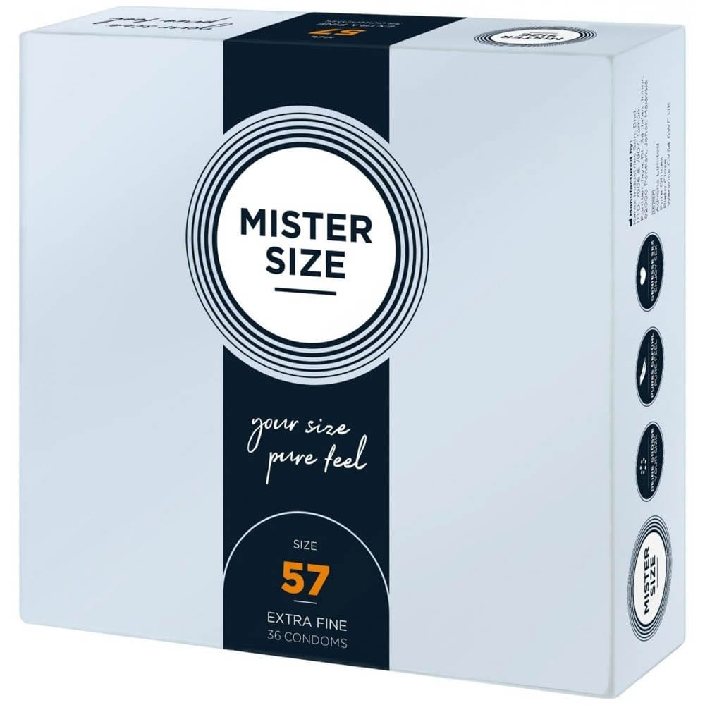 MISTER SIZE - MISTER SIZE 57 MM CONDOMS 36 PIECES