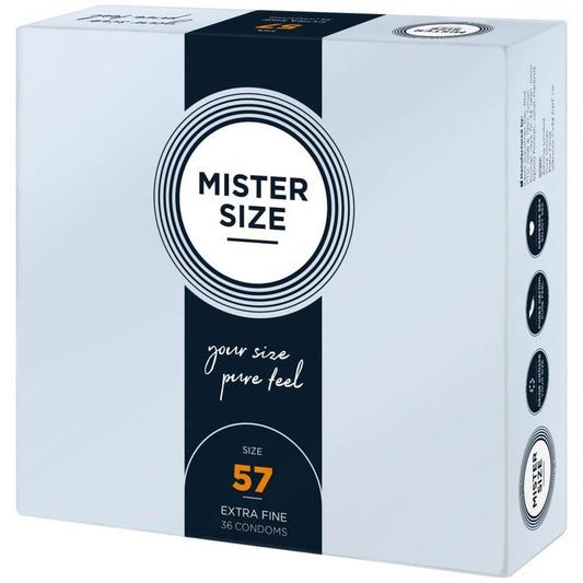 MISTER SIZE - MISTER SIZE 57 MM CONDOMS 36 PIECES