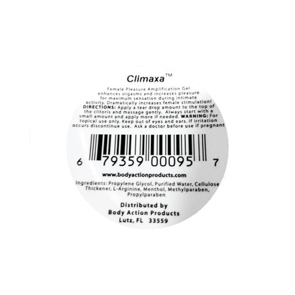 BODY ACTION - CLIMAXA (.5OZ)